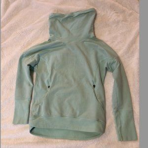 Lululemon - cowl neck sweatshirt - light mint
